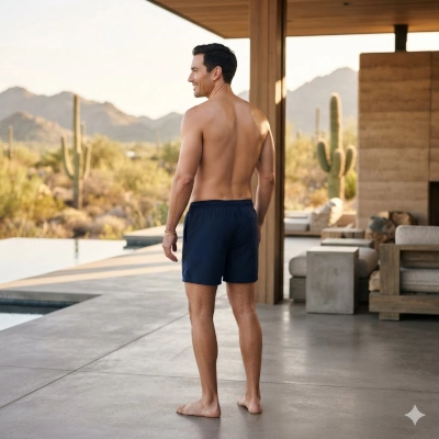 Man following back laser hair removal aftercare instructions after a professional treatment at Elite Laser Care in Scottsdale Arizona to support comfortable healing and optimal hair reduction results