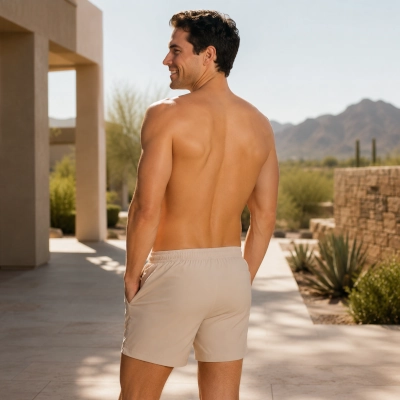 Confident man with a smooth hair-free back after professional men's back laser hair removal at Elite Laser Care in Scottsdale and North Phoenix, Arizona.