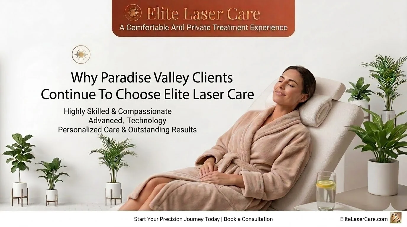 Confident client representing the personalized laser hair removal experience trusted by Paradise Valley residents.